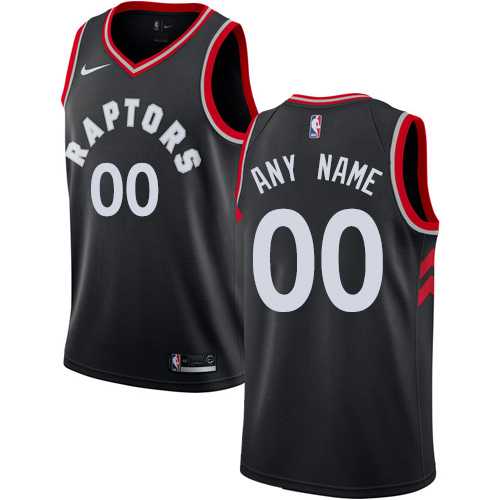 Womens Customized Toronto Raptors Black Nike NBA Statement Edition Jersey